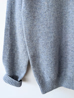 Lade das Bild in den Galerie-Viewer, *Wolle* NEU Pullover Premium Basic Hellblau (L-XL)
