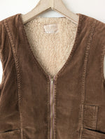 Lade das Bild in den Galerie-Viewer, *Cord* Weste Workwear Schäfchen (L)
