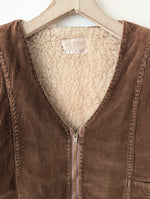 Lade das Bild in den Galerie-Viewer, *Cord* Weste Workwear Schäfchen (L)
