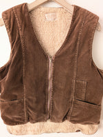 Lade das Bild in den Galerie-Viewer, *Cord* Weste Workwear Schäfchen (L)
