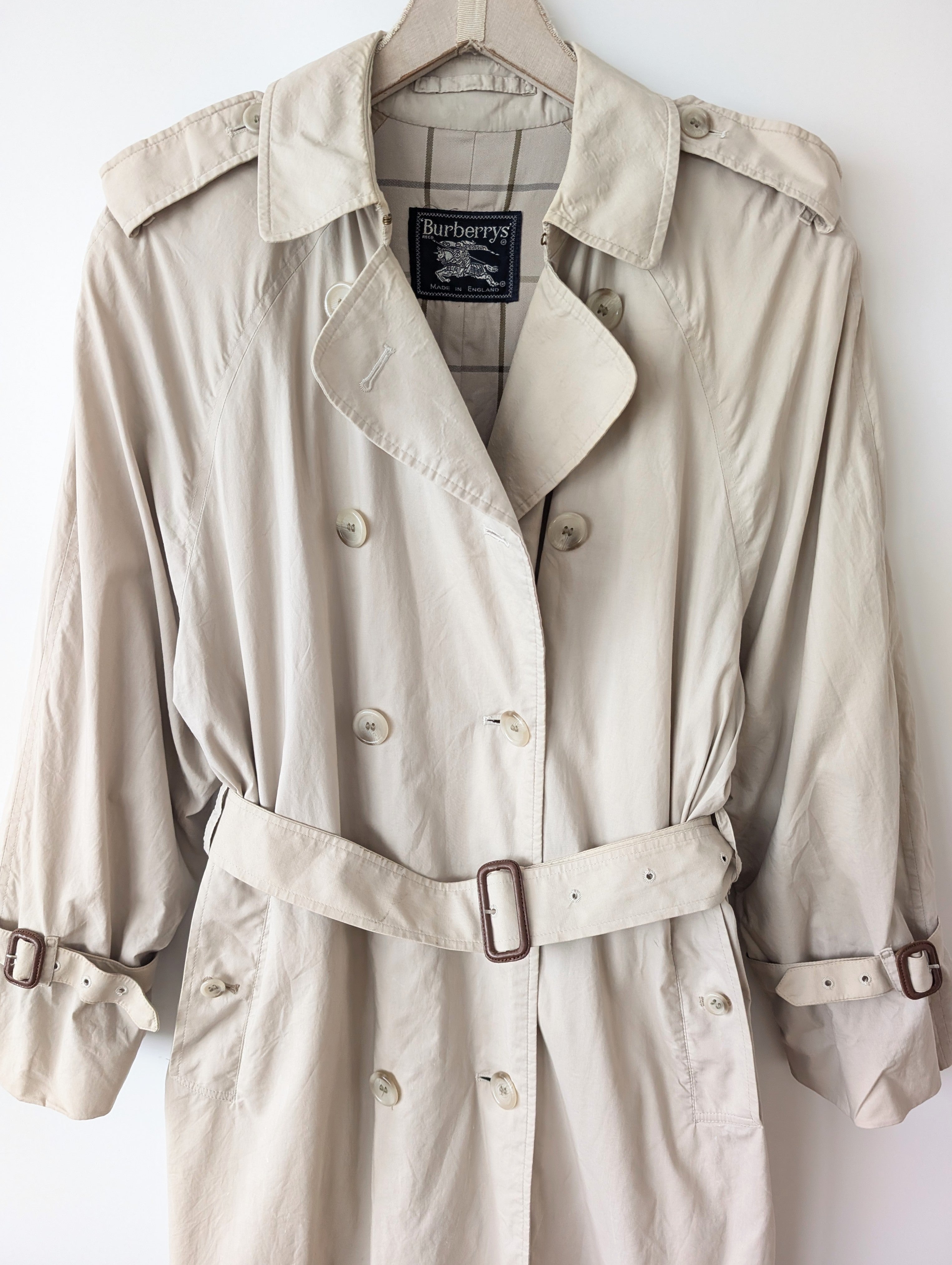 *Burberry* Trenchcoat Klassiker Zweireiher Beige (L-XL)
