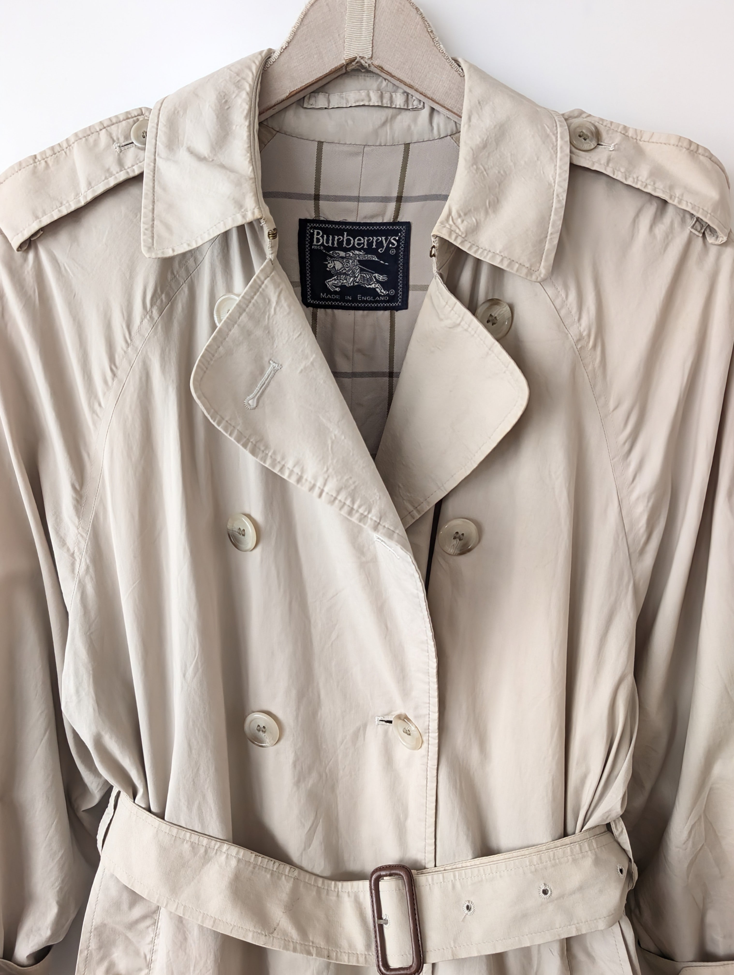 *Burberry* Trenchcoat Klassiker Zweireiher Beige (L-XL)