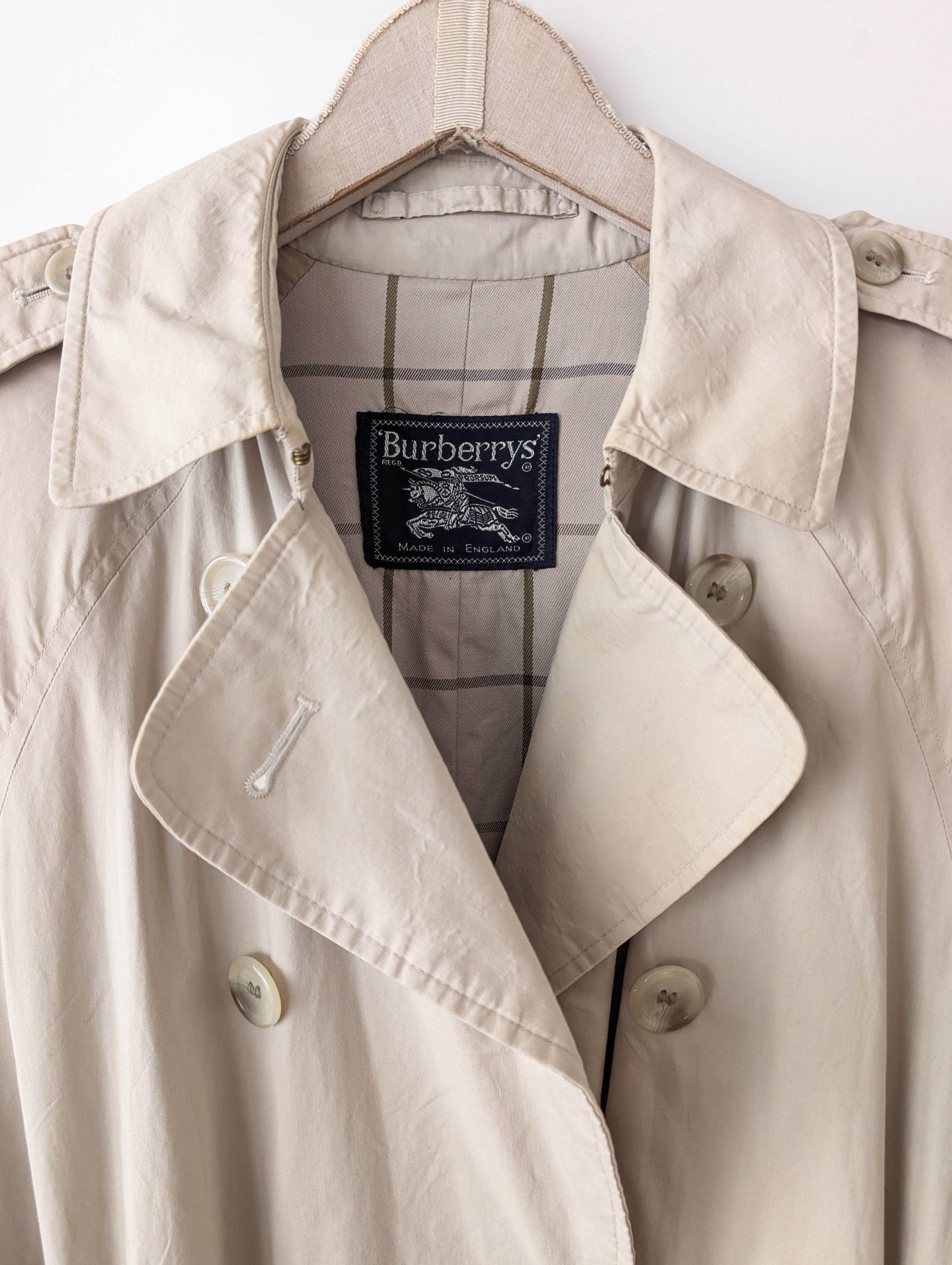 *Burberry* Trenchcoat Klassiker Zweireiher Beige (L-XL)