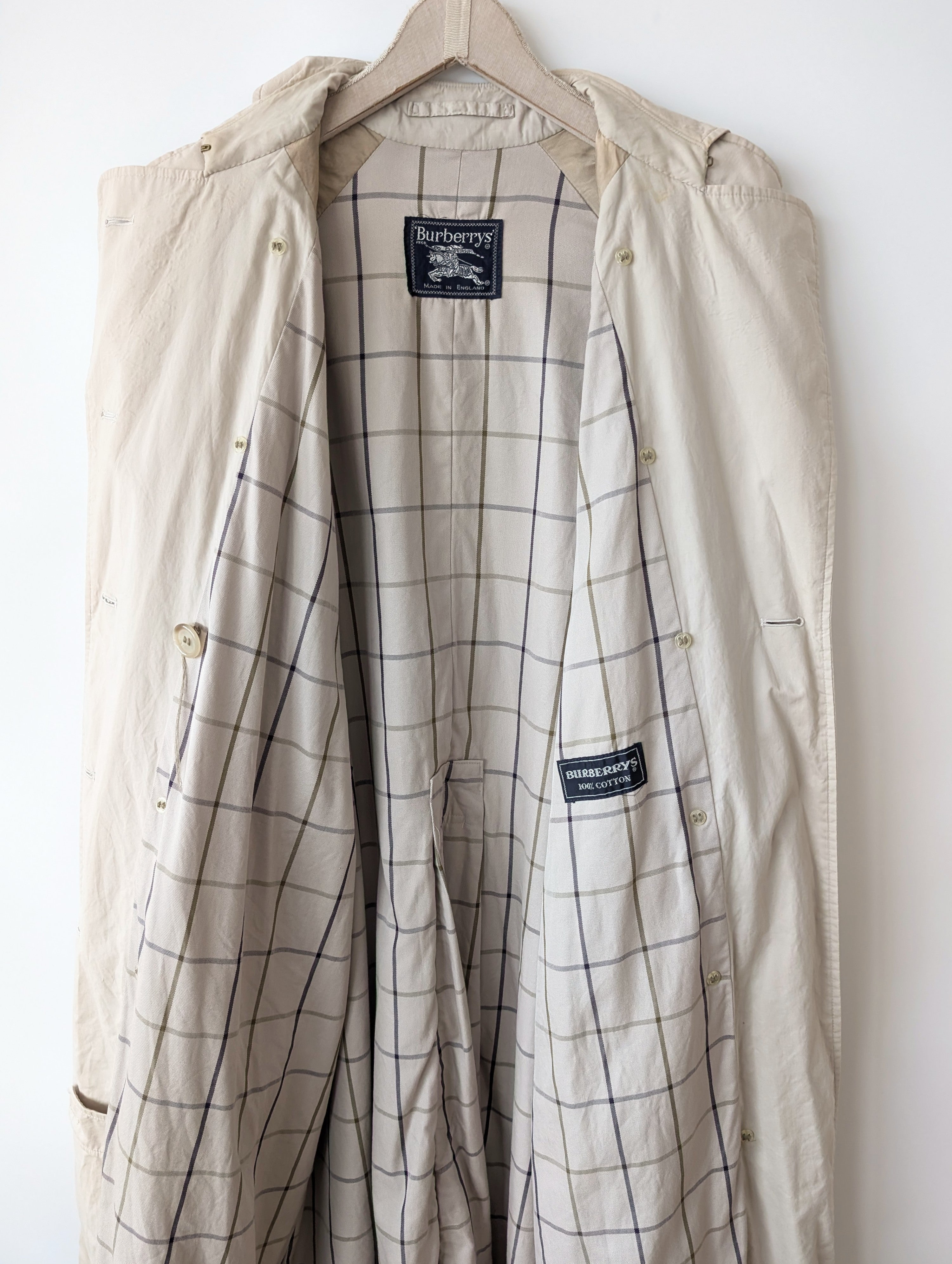 *Burberry* Trenchcoat Klassiker Zweireiher Beige (L-XL)