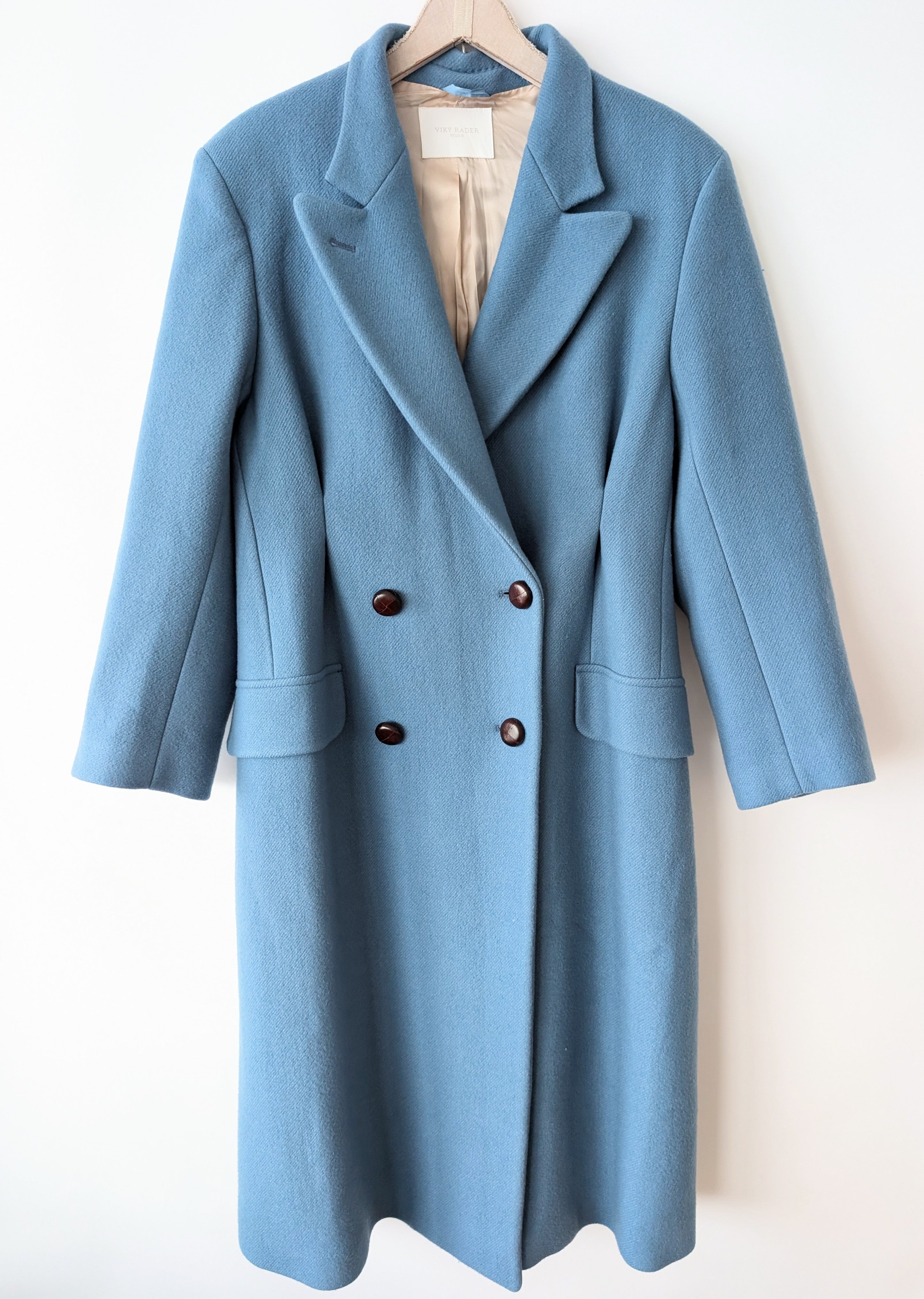 *Viky Rader* RARE Limited Mantel Cindy Long Himmelblau (S-M)