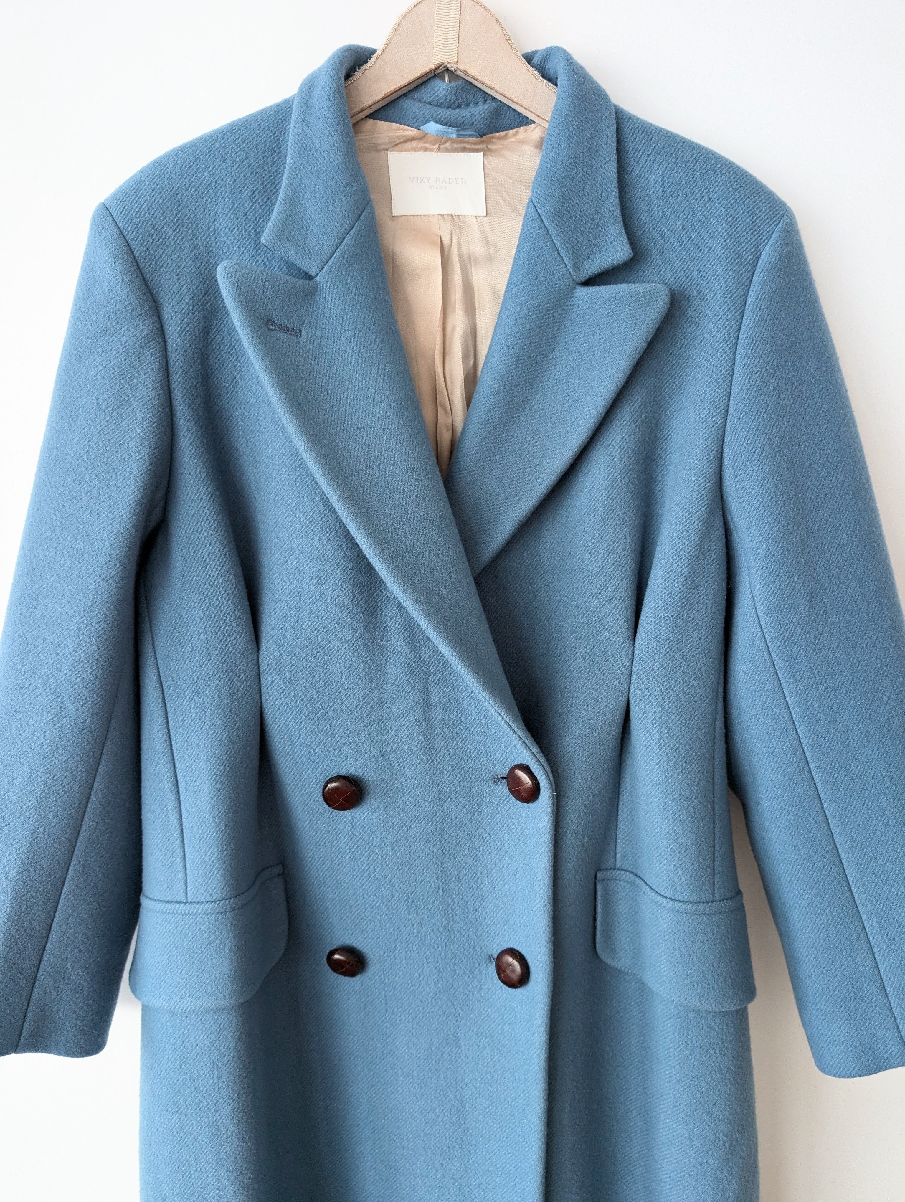 *Viky Rader* RARE Limited Mantel Cindy Long Himmelblau (S-M)