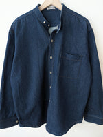 Lade das Bild in den Galerie-Viewer, Denim Overshirt Indigo Jeans Hemd Jacke (XL)
