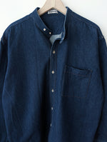 Lade das Bild in den Galerie-Viewer, Denim Overshirt Indigo Jeans Hemd Jacke (XL)
