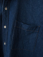 Lade das Bild in den Galerie-Viewer, Denim Overshirt Indigo Jeans Hemd Jacke (XL)
