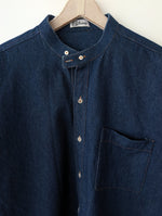 Lade das Bild in den Galerie-Viewer, Denim Overshirt Indigo Jeans Hemd Jacke (XL)
