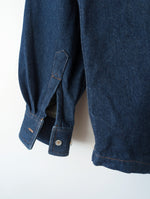 Lade das Bild in den Galerie-Viewer, Denim Overshirt Indigo Jeans Hemd Jacke (XL)
