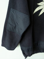 Lade das Bild in den Galerie-Viewer, Fleece Bomber Troyer Edelweiß Stick (XL)
