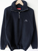 Lade das Bild in den Galerie-Viewer, *Kappa* Fleece Bomber Troyer Blau (M)
