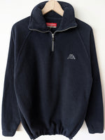 Lade das Bild in den Galerie-Viewer, *Kappa* Fleece Bomber Troyer Blau (M)
