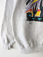 Lade das Bild in den Galerie-Viewer, Sweater 80s Kaktus Siebdruck USA (XL)
