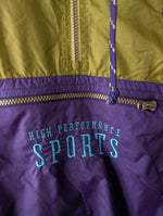 Lade das Bild in den Galerie-Viewer, *Nike* Windbreaker Bomber 80s Khaki Lila (M-L)
