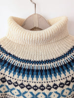 Lade das Bild in den Galerie-Viewer, *Handmade* Pullover Wolle Norweger Strick (L-XL)
