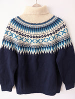 Lade das Bild in den Galerie-Viewer, *Handmade* Pullover Wolle Norweger Strick (L-XL)
