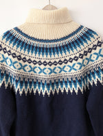 Lade das Bild in den Galerie-Viewer, *Handmade* Pullover Wolle Norweger Strick (L-XL)
