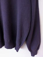 Lade das Bild in den Galerie-Viewer, *Wolle* Pullover Rollkragen Schottland Lila (L)
