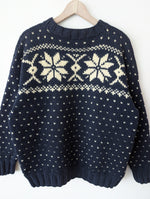 Lade das Bild in den Galerie-Viewer, *Bellerose* Pullover Wolle Norweger Strick (XL)
