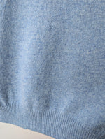 Lade das Bild in den Galerie-Viewer, *Wolle* Pullover Rollkragen Basic Hellblau (XL)
