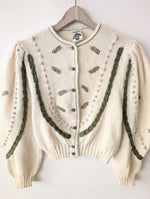 Lade das Bild in den Galerie-Viewer, XMAS RARE Cardigan Wolle Folklore Strick (L)
