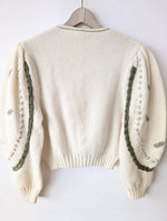 Lade das Bild in den Galerie-Viewer, XMAS RARE Cardigan Wolle Folklore Strick (L)
