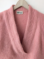 Lade das Bild in den Galerie-Viewer, *Kid Mohair* Pullover 80s Basic Altrosa (L)
