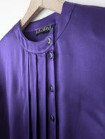 Lade das Bild in den Galerie-Viewer, *Escada* Bluse Seide 80s Lila (L)
