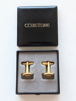 Lade das Bild in den Galerie-Viewer, *Cerruti* Manschettenknöpfe Gold

