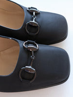 Lade das Bild in den Galerie-Viewer, *GUCCI* Schuhe Pumps Horsebit Schwarz (38)
