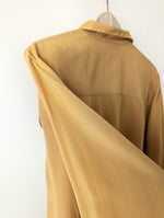 Lade das Bild in den Galerie-Viewer, *Seide* Bluse Premium Basic Senf (L)
