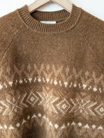 Lade das Bild in den Galerie-Viewer, *XMAS* Benetton Pullover Shetland Wolle Norwegerin (XL)
