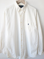 Lade das Bild in den Galerie-Viewer, *Ralph Lauren* Hemd Blake Weiß (L-XL)

