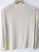 Lade das Bild in den Galerie-Viewer, *Armani* Bluse Seide Creme (XL)
