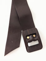 Lade das Bild in den Galerie-Viewer, Taillengürtel Leder 70s Braun (One Size)
