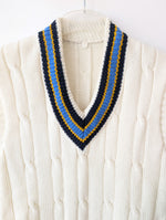 Lade das Bild in den Galerie-Viewer, XMAS Pullunder Ivy League Strick (XL)
