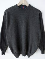 Lade das Bild in den Galerie-Viewer, XMAS *Lammwolle* Pullover Dunkelgrau (M-L)
