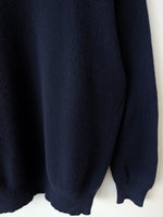 Lade das Bild in den Galerie-Viewer, XMAS *Kaschmir* Pullover Rolli Marineblau (XXL)
