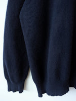 Lade das Bild in den Galerie-Viewer, XMAS *Kaschmir* Pullover Rolli Marineblau (XXL)
