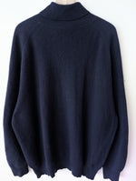 Lade das Bild in den Galerie-Viewer, XMAS *Kaschmir* Pullover Rolli Marineblau (XXL)
