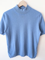 Lade das Bild in den Galerie-Viewer, XMAS *Kaschmir* Pullover Himmelblau (M)
