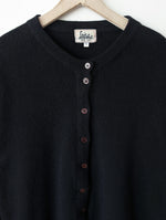 Lade das Bild in den Galerie-Viewer, XMAS *Angora &amp; Wolle* Cardigan Schwarz (XL)
