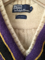 Lade das Bild in den Galerie-Viewer, XMAS *Polo Ralph Lauren* Pullunder Wolle Ivy League (XL)
