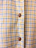 Lade das Bild in den Galerie-Viewer, *Aigner* Bluse Flanell Karo Gelb (M-L)

