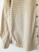 Lade das Bild in den Galerie-Viewer, *Aigner* Bluse Flanell Karo Gelb (M-L)
