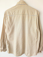 Lade das Bild in den Galerie-Viewer, *Aigner* Bluse Flanell Karo Gelb (M-L)
