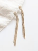 Lade das Bild in den Galerie-Viewer, Ohrringe Gold Crystal Waterfalls
