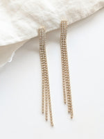 Lade das Bild in den Galerie-Viewer, Ohrringe Gold Crystal Waterfalls
